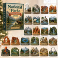National Park Christmas Advent Calendar Cute Advent Ornaments Gifts For Nature Lovers - Gearneko