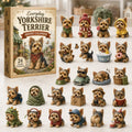 Yorkshire Terrier Christmas Advent Calendar Countdown To Xmas Calendar Dog Lovers Gifts - Gearneko