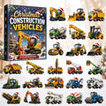 Vehicles Christmas Advent Calendar Cool Advent Ornament Calendar Gifts For Vehicles Lover - Gearneko