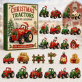 Tractors Christmas Advent Calendar Cute Advent Ornaments Xmas Gifts For Tractors Lovers - Gearneko