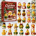 Xmas Chicken Crew Christmas Advent Calendar Cute Festive Counting Down Calendar Xmas Gifts - Gearneko