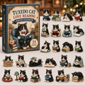 Tuxedo Cats Advent Calendar Unique Advent Calendar Decoration Xmas Gifts For Cats Lover - Gearneko