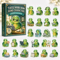 Turtle Remote Work Advent Calendar Unique Advent Ornament Calendar Gifts For Turtle Lovers - Gearneko