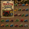 Tractor Collection Advent Calendar Cool Vehicles Counting Down Calendar Tractor Lovers Gifts - Gearneko