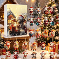 Highland Cow Christmas Advent Calendar Xmas Decorations Chrismas Gifts For Cow Lovers - Gearneko