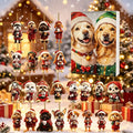Piece Assorted Dog Themed Christmas Advent Calendar Xmas Decor Christmas Gifts For Dog Lovers - Gearneko