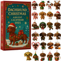 Dachshund Christmas Advent Calendar 2026 Xmas Home Decor Best Gifts For Dog Lovers - Gearneko
