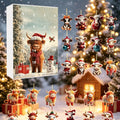 Highland Cow Christmas Advent Calendar Xmas Day Countdown Highland Cow Lovers Gifts - Gearneko