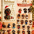 Christmas Fun Dachshund Countdown Calendar Christmas Day Countdown Best Gifts For Dachshund Dog Lovers - Gearneko