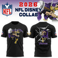 NFL Champion x Disney X Minnesota Vikings Thor Shirt Minnesota Vikings Merch Fans Gears - Gearneko