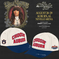 Auburn Tigers X Ella Langley The Dandelion Tour 2026 Neville Arena Hat Ella Langley Baseball Cap - Gearneko