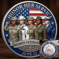 Full Branchs Women Veterans Day Commemorative Coin - Gearneko