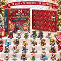 24 Days Of Frenchie Mischief French Bulldog Advent Calendar 2026 Christmas Countdown Dog Lovers Gifts - Gearneko