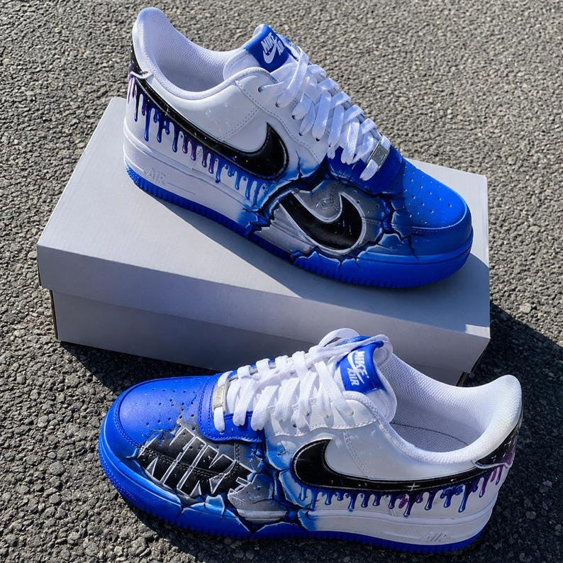 NK Blue Air Force 1 Custom