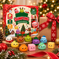 Christmas Squishy Dumpling Advent Calendar 2026 24 Christmas Blindbox Surprise Xmas Countdown Gifts - Gearneko