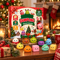 Christmas Squishy Dumpling Advent Calendar 2026 24 Days Christmas Blindbox Best Xmas Gifts - Gearneko