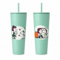 Starbucks X Peanuts Merch Snoopy And Lucy Van Pelt Autumn Coffee Tumbler Gifts For Starbucks Fans - Gearneko