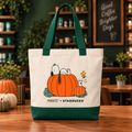 Starbucks Peanuts Merch 2026 Snoopy Pumpkin Spice Tote Bag Best Gifts For Snoopy Lovers - Gearneko