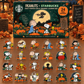 Starbucks Peanuts 2026 Snoopy Autumn Fall Advent Calendar 24 Days Of Snoopy Blindbox Gift Idea - Gearneko
