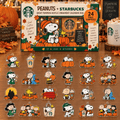 Starbucks Peanuts 2026 Snoopy Cozy Autumn Advent Calendar Holiday Home Decor Snoopy Lover Gift - Gearneko
