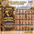 Personalized AFL Hawthorn Hawks 2026 Christmas Advent Calendar Christmas Countdown Xmas Gifts For Fans - Gearneko