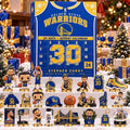 Golden State Warriors Stephen Curry Christmas Advent Calendar 2026 Xmas Countdown Gift For Fans - Gearneko