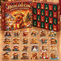 Highland Cow Christmas 2026 Advent Calendar Christmas Eve Countdown Xmas Gifts For Pet Lovers - Gearneko