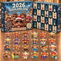 Highland Cow Christmas Crew 2026 Advent Calendar Xmas Countdown Gifts For BFF - Gearneko