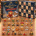 Highland Cow Magic 24 Days Christmas Advent Calendar Christmas Advent Calendar Xmas Gifts Idea - Gearneko