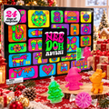Schylling NeeDoh Squishy Christmas Squishmas Advent Calendar 2026 24 Days Holiday Best Gifts - Gearneko