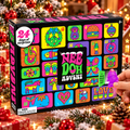 Schylling NeeDoh Squishy Christmas Squishmas Advent Calendar 2026 24 Days Xmas Cowdown Presents - Gearneko