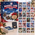 Baseball Card MLB Advent Calendar 2026 Christmas Eve Countdown Xmas Gifts For Baseball Lovers - Gearneko