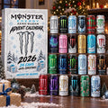 Monster Energy Zero Sugar 2026 Advent Calendar 24 Holiday Countdown Xmas Gifts For Boyfriend - Gearneko