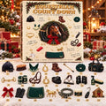 Equestrian Horse Tack And Rider Advent Calendar 2026 Xmas Countdown Gifts For Horse Lovers - Gearneko