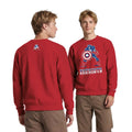 Disney x New England Patriots Champions Merch Captain America Sweatshirt Disney Outfits Gifts - Gearneko