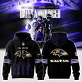 Baltimore Ravens Merch Next Flight Rivalries Hoodie Best Baltimore Ravens Clothing - Gearneko