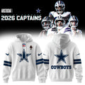 Dallas Cowboys Merch 2026 Captains Dak Prescott Hoodie Dallas Cowboys Apparel Fan Gear - Gearneko