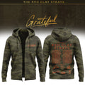 The Red Clay Strays Merch Grateful Tour Zip Hoodie Best Gifts For Rock Music Lovers - Gearneko