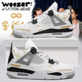 Custom Weezer Pinkerton Starry Night Tour Signed Sneakers Weezer Merch - Gearneko