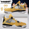 Custom Weezer Pinkerton Starry Night Tour Signed Sneakers Weezer Shoes Gift Idea - Gearneko