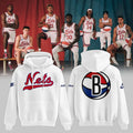 Brooklyn Nets Merch Classic Throwback Hoodie Brooklyn Hooded Sweatshirt Best Gifts For Boyfriend - Gearneko