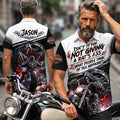 Custom Rough Badass Motorcycle Hawaiian Shirt Halloween Clothing Gifts For Husband - Gearneko