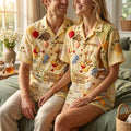 Custom Winnie The Pooh Lovely Friends Hawaiian Shirt Disney Merch Gifts For Couples - Gearneko