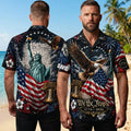 Custom USA 250 Years Of Freedom Hawaiian Shirt Independence Day Clothing Gifts For Husband - Gearneko