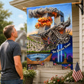 Personalized 9 11 Never Forgotten Remembrance Flag 9 11 Home Decor Gifts For Patriots - Gearneko