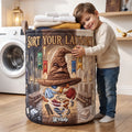 Personalized Harry Potter Witty Reminder Quilted Laundry Basket Unique Home Decor Gifts For Potterheads - Gearneko