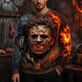 Custom Michael Miyers Creepy Sweatshirt Halloween Merch Gifts For Brother - Gearneko