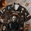 Personalized Michael Myers Halloween Hawaiian Shirt Spooky Season Clothing Gifts For Horror Lovers - Gearneko