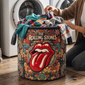 The Rolling Stones Rhythmically Driven Sound Laundry Quilted Laundry The Rolling Stones Merch Gifts For Music Lovers - Gearneko