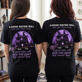 Personalized Witchy Gang A Good Will T-Shirt Halloween Clothes Gifts For Sisters - Gearneko
